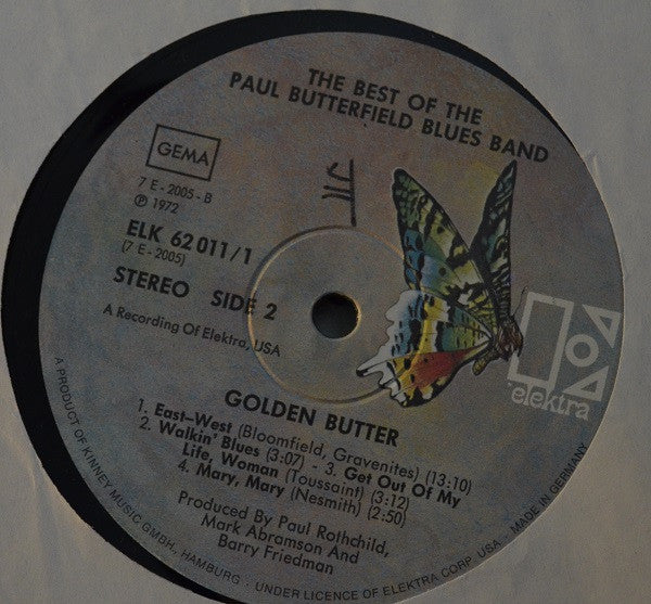 The Paul Butterfield Blues Band: Golden Butter, The Best Of The Paul Butterfield Blues Band 2x12" - Image 3