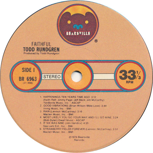 Todd Rundgren: Faithful 12" - Image 3