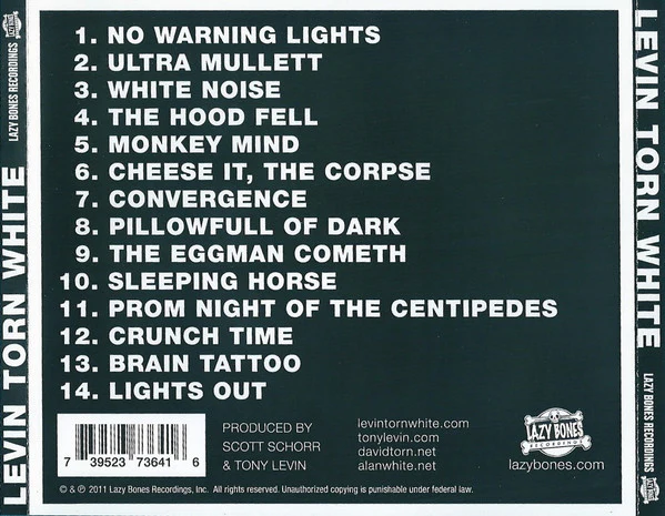 Tony Levin / David Torn / Alan White: Levin Torn White CD - Image 2