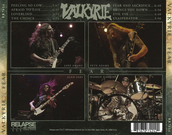 Valkyrie: Fear CD - Image 2