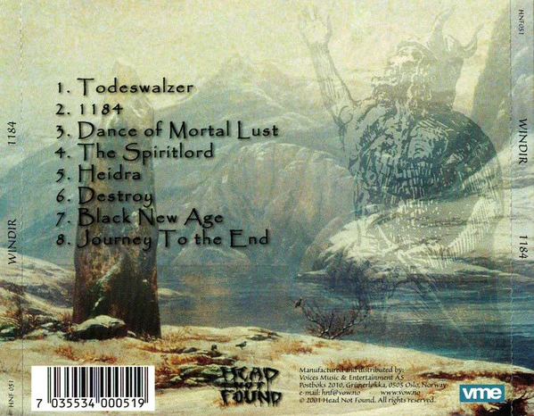 Windir: 1184 CD - Image 2